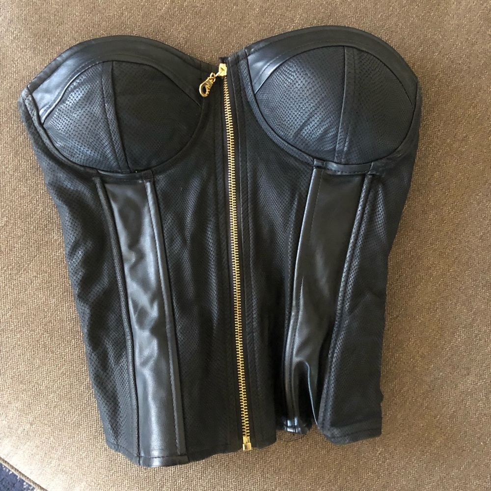 Leather top